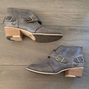 Caterpillar Women's Gray Ankle Booties